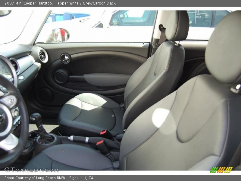 Pepper White / Grey/Carbon Black 2007 Mini Cooper Hardtop
