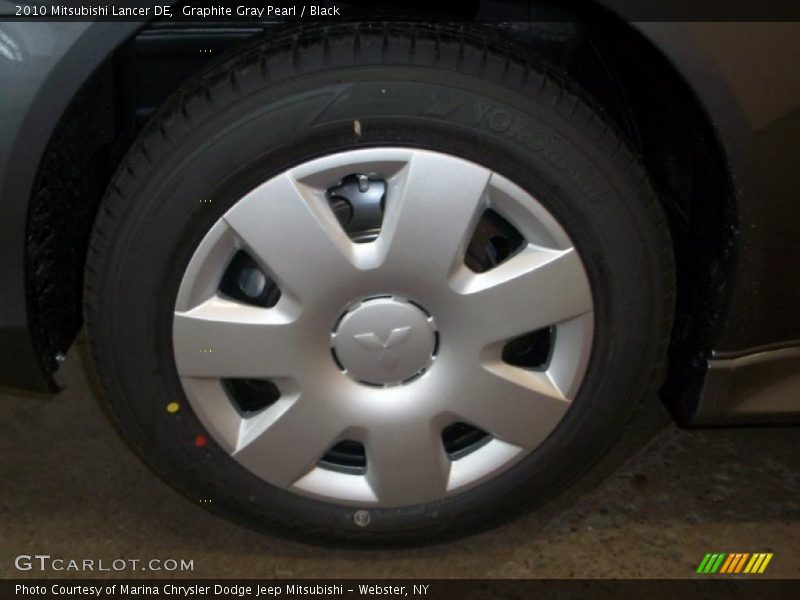 Graphite Gray Pearl / Black 2010 Mitsubishi Lancer DE
