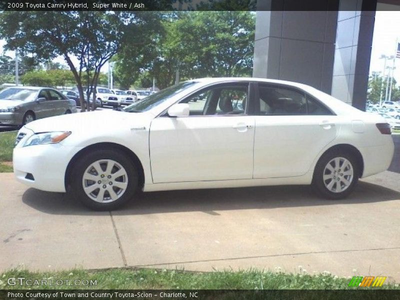 Super White / Ash 2009 Toyota Camry Hybrid