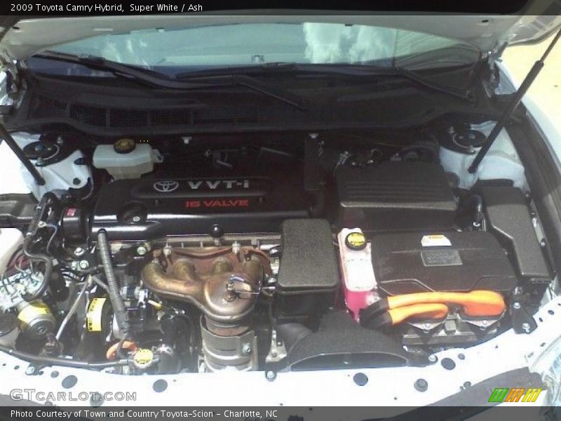 Super White / Ash 2009 Toyota Camry Hybrid