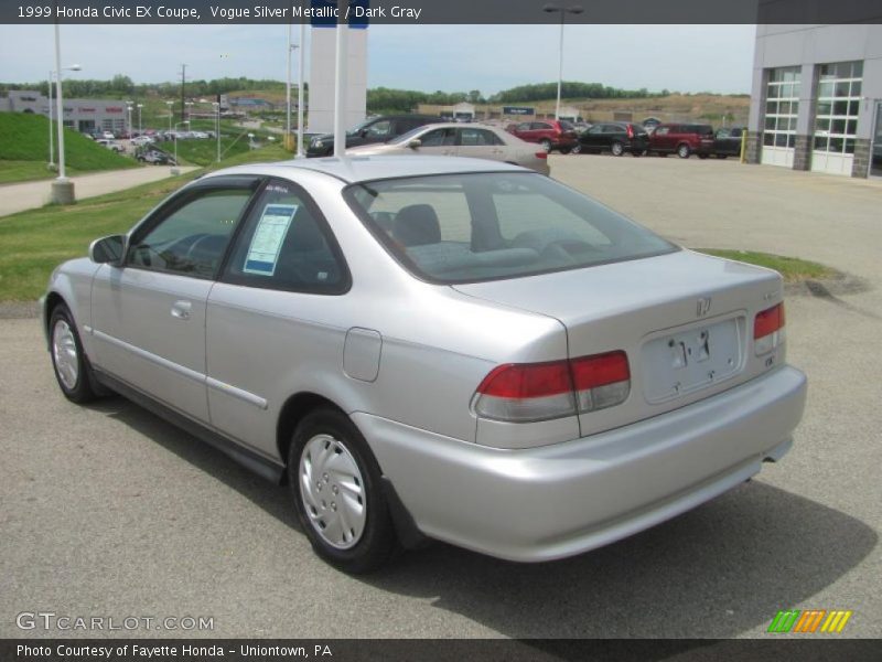 Vogue Silver Metallic / Dark Gray 1999 Honda Civic EX Coupe