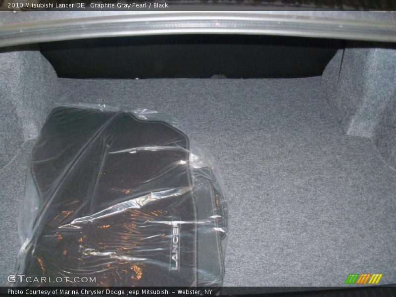 Graphite Gray Pearl / Black 2010 Mitsubishi Lancer DE