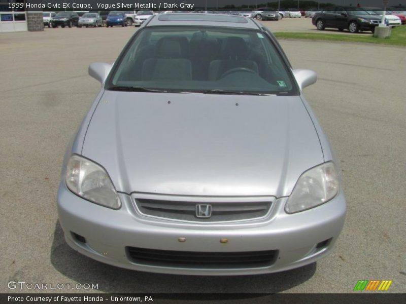 Vogue Silver Metallic / Dark Gray 1999 Honda Civic EX Coupe