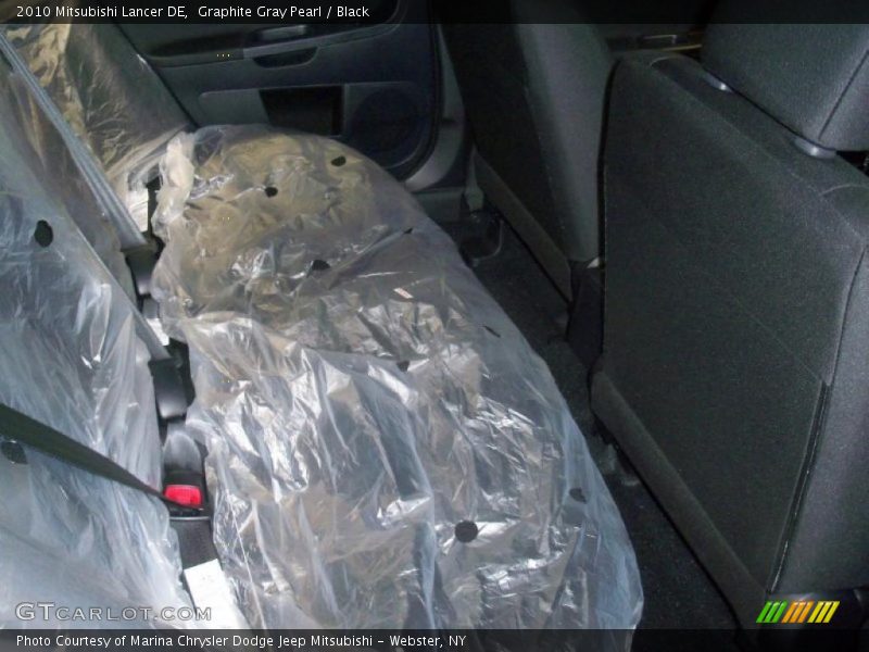Graphite Gray Pearl / Black 2010 Mitsubishi Lancer DE