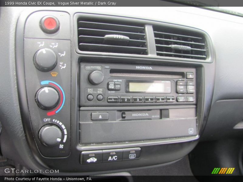 Vogue Silver Metallic / Dark Gray 1999 Honda Civic EX Coupe