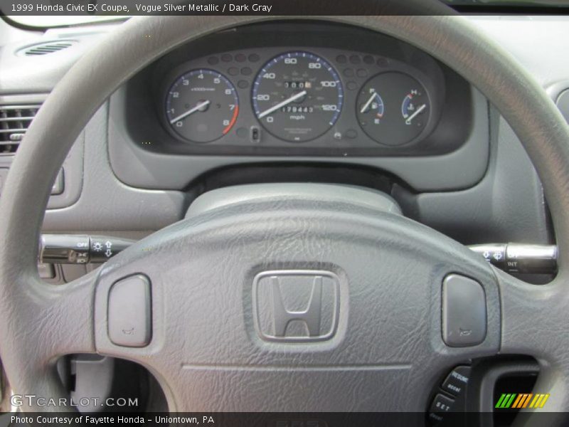 Vogue Silver Metallic / Dark Gray 1999 Honda Civic EX Coupe