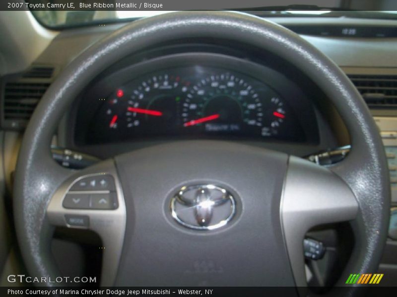 Blue Ribbon Metallic / Bisque 2007 Toyota Camry LE