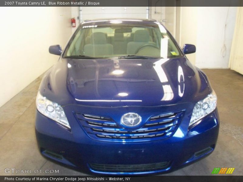 Blue Ribbon Metallic / Bisque 2007 Toyota Camry LE