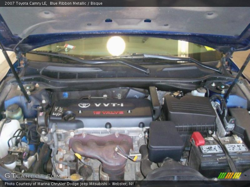 Blue Ribbon Metallic / Bisque 2007 Toyota Camry LE