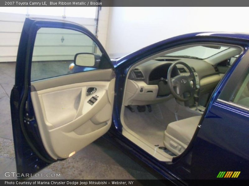 Blue Ribbon Metallic / Bisque 2007 Toyota Camry LE
