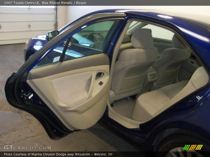 Blue Ribbon Metallic / Bisque 2007 Toyota Camry LE
