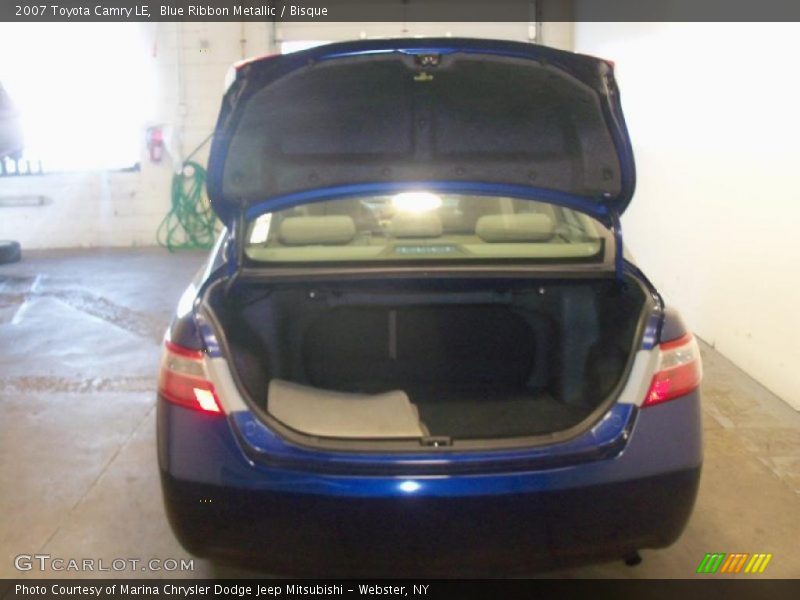 Blue Ribbon Metallic / Bisque 2007 Toyota Camry LE