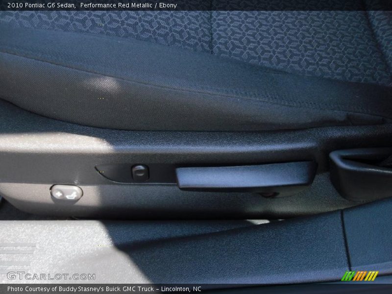 Performance Red Metallic / Ebony 2010 Pontiac G6 Sedan