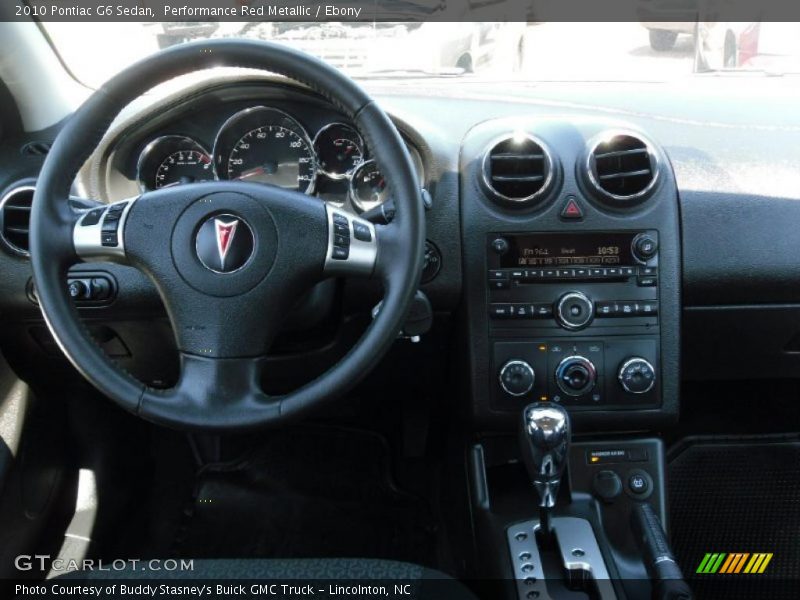 Performance Red Metallic / Ebony 2010 Pontiac G6 Sedan
