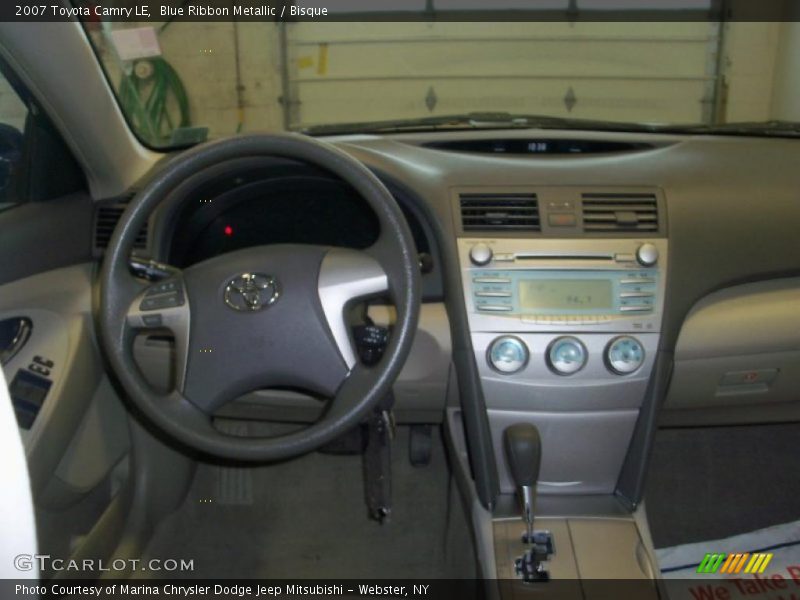 Blue Ribbon Metallic / Bisque 2007 Toyota Camry LE
