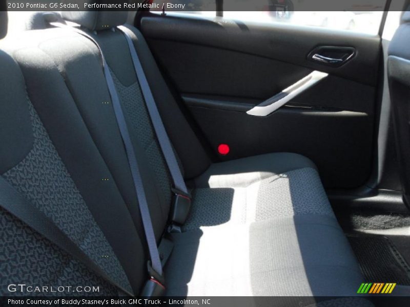 Performance Red Metallic / Ebony 2010 Pontiac G6 Sedan