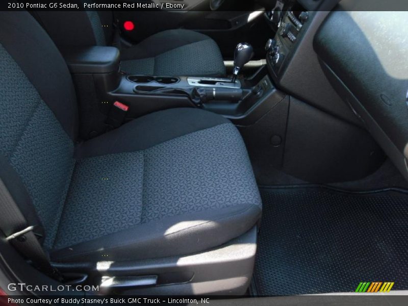 Performance Red Metallic / Ebony 2010 Pontiac G6 Sedan