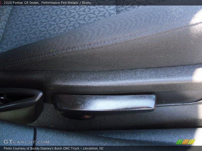 Performance Red Metallic / Ebony 2010 Pontiac G6 Sedan