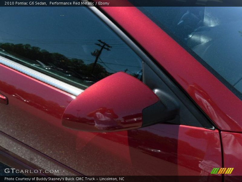 Performance Red Metallic / Ebony 2010 Pontiac G6 Sedan