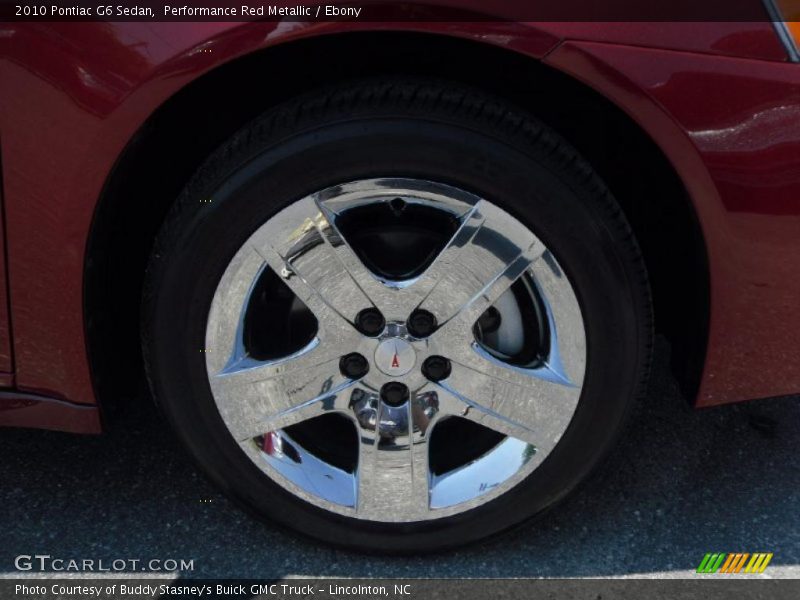 Performance Red Metallic / Ebony 2010 Pontiac G6 Sedan
