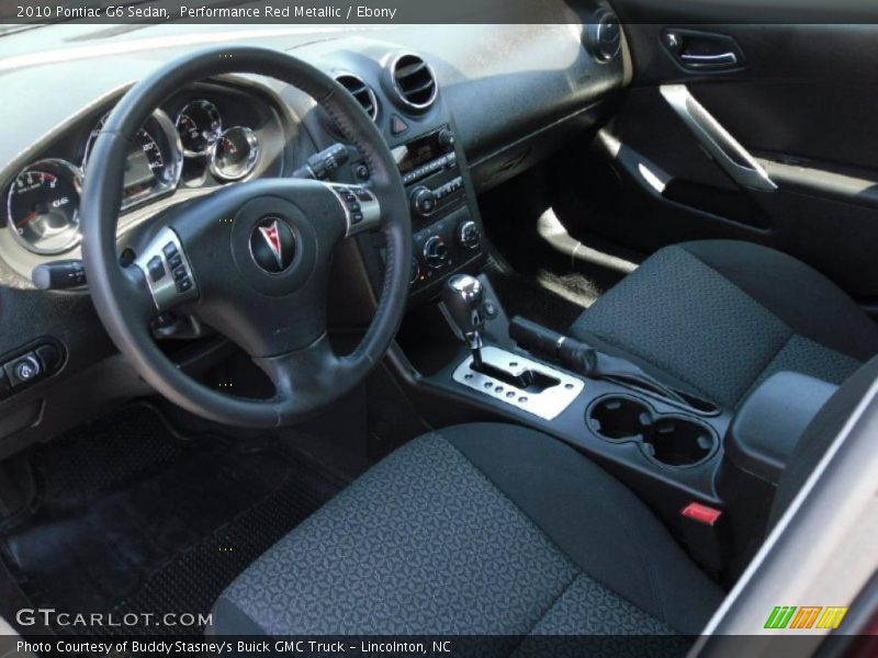 Performance Red Metallic / Ebony 2010 Pontiac G6 Sedan