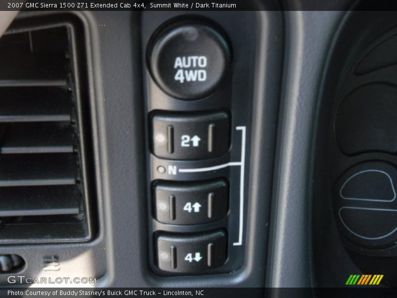 Summit White / Dark Titanium 2007 GMC Sierra 1500 Z71 Extended Cab 4x4