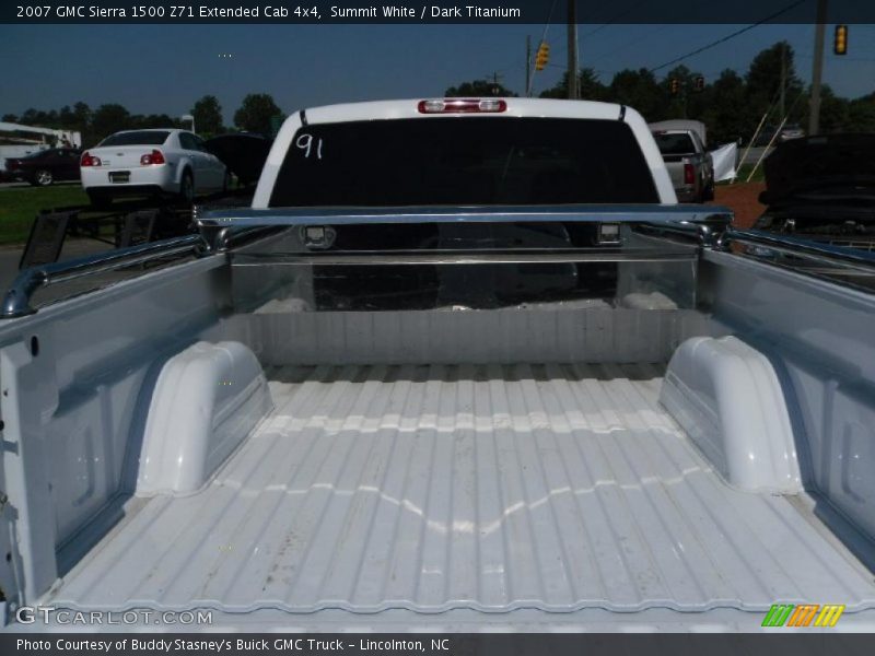 Summit White / Dark Titanium 2007 GMC Sierra 1500 Z71 Extended Cab 4x4