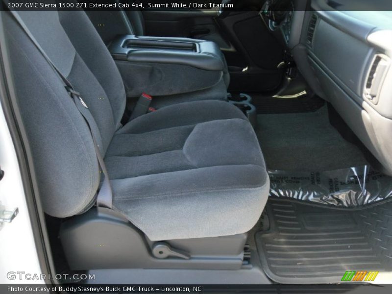 Summit White / Dark Titanium 2007 GMC Sierra 1500 Z71 Extended Cab 4x4