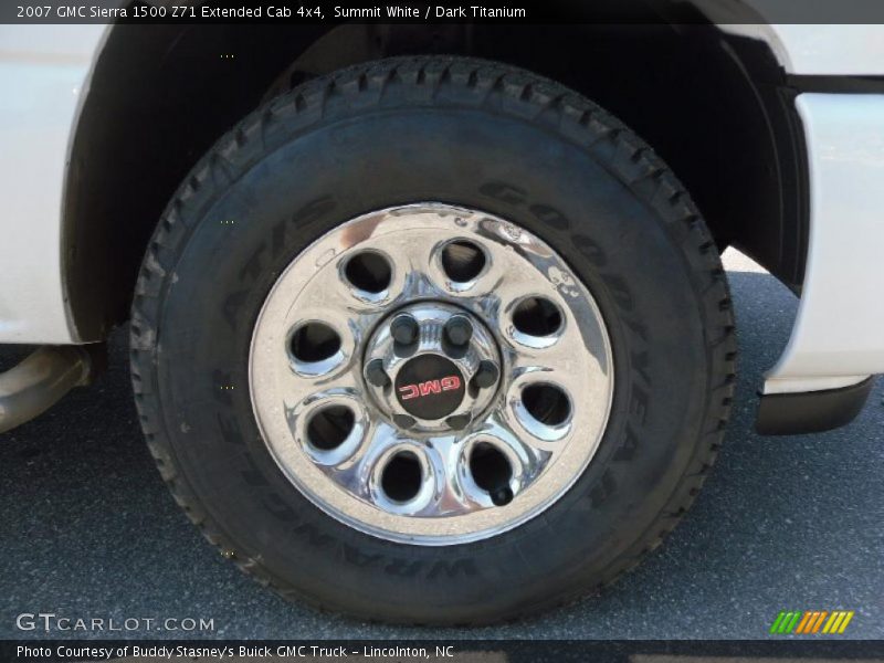 Summit White / Dark Titanium 2007 GMC Sierra 1500 Z71 Extended Cab 4x4