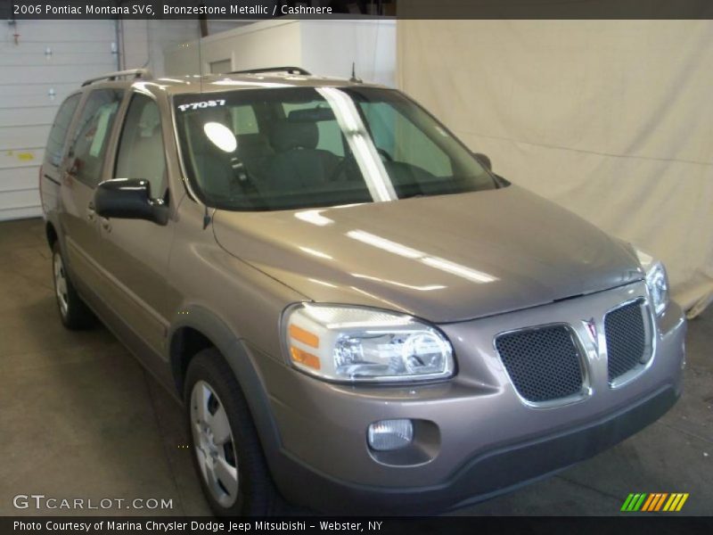 Bronzestone Metallic / Cashmere 2006 Pontiac Montana SV6