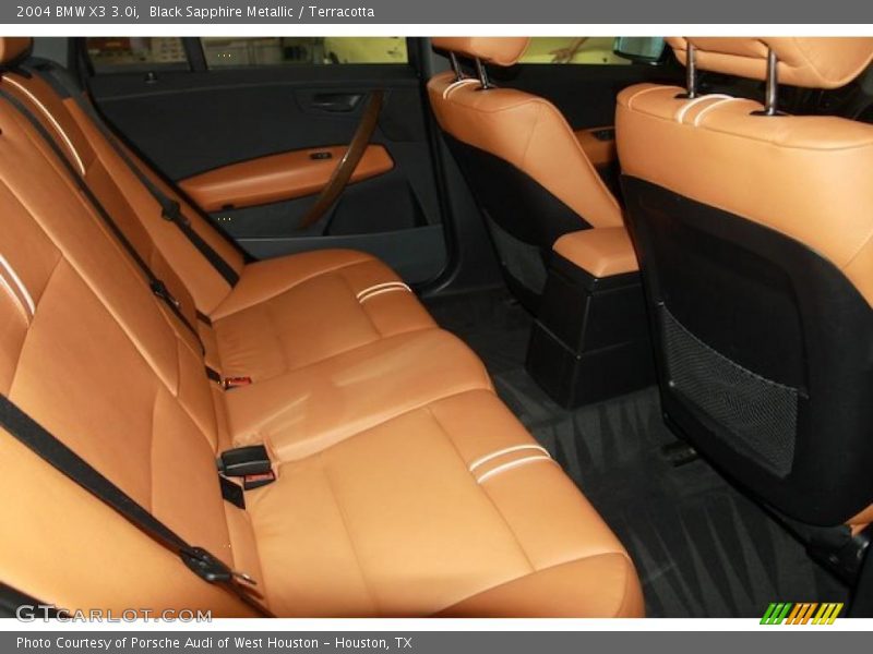 Black Sapphire Metallic / Terracotta 2004 BMW X3 3.0i