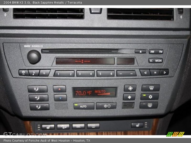 Black Sapphire Metallic / Terracotta 2004 BMW X3 3.0i