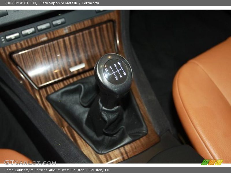 Black Sapphire Metallic / Terracotta 2004 BMW X3 3.0i