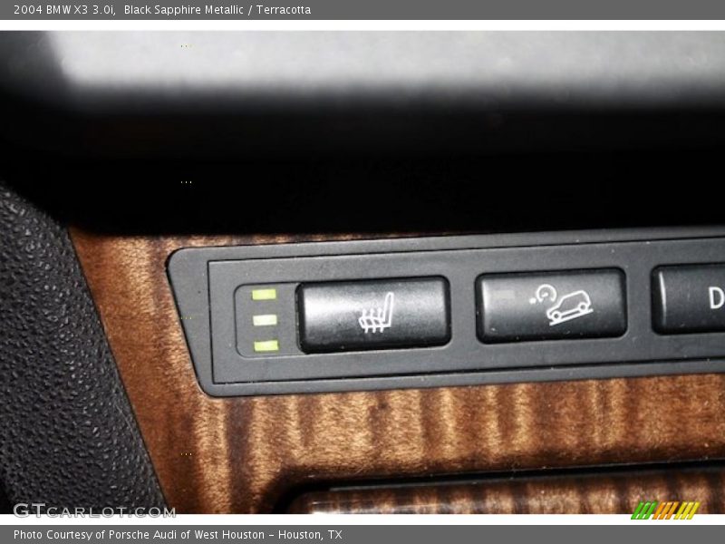 Black Sapphire Metallic / Terracotta 2004 BMW X3 3.0i