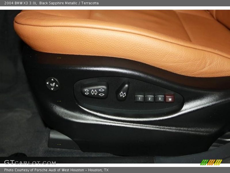 Black Sapphire Metallic / Terracotta 2004 BMW X3 3.0i