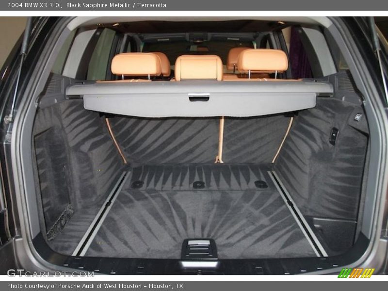 Black Sapphire Metallic / Terracotta 2004 BMW X3 3.0i