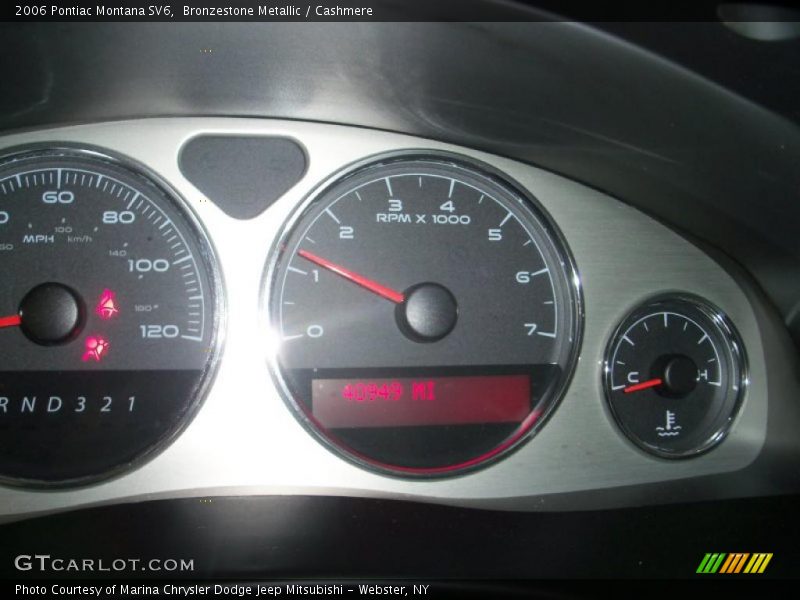 Bronzestone Metallic / Cashmere 2006 Pontiac Montana SV6