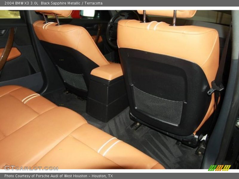 Black Sapphire Metallic / Terracotta 2004 BMW X3 3.0i