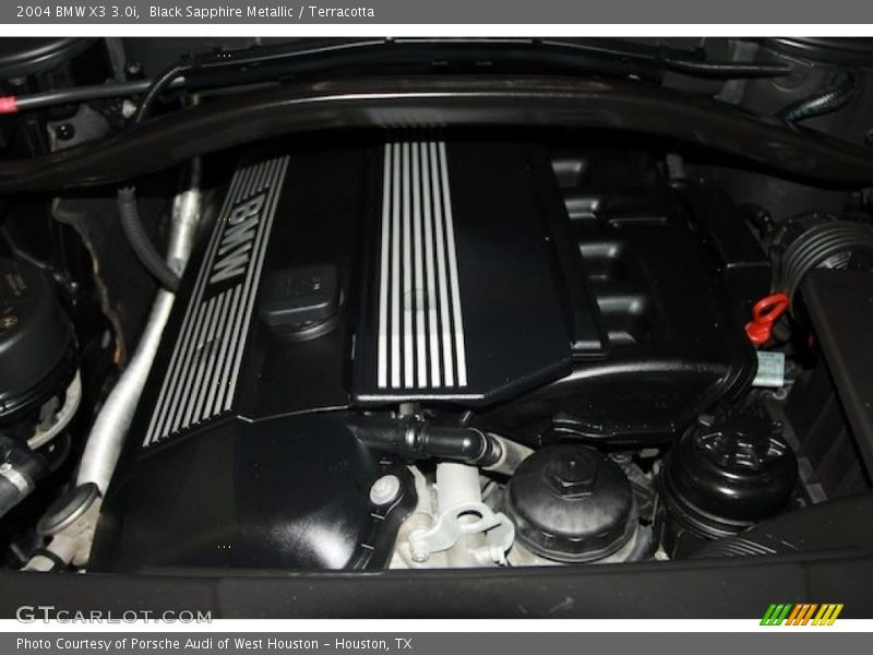 Black Sapphire Metallic / Terracotta 2004 BMW X3 3.0i