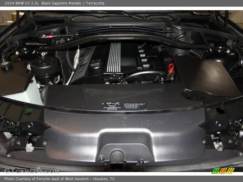 Black Sapphire Metallic / Terracotta 2004 BMW X3 3.0i