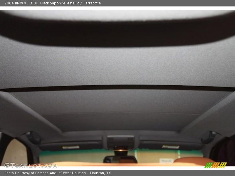 Black Sapphire Metallic / Terracotta 2004 BMW X3 3.0i