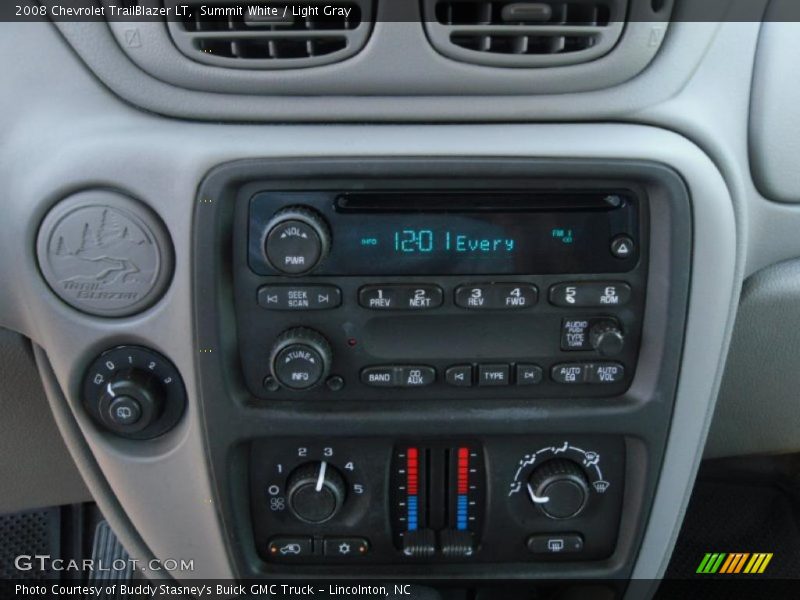 Summit White / Light Gray 2008 Chevrolet TrailBlazer LT