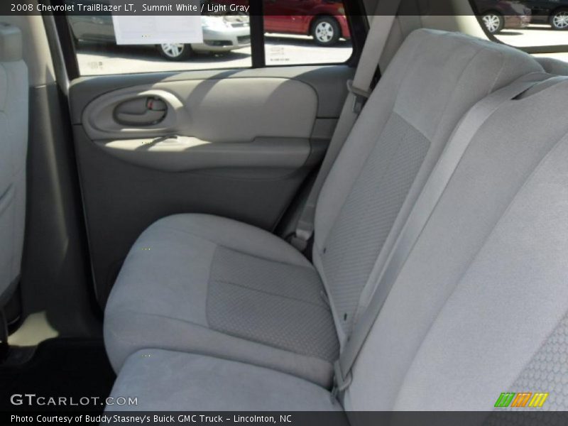 Summit White / Light Gray 2008 Chevrolet TrailBlazer LT