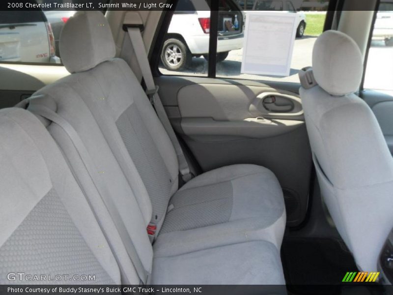 Summit White / Light Gray 2008 Chevrolet TrailBlazer LT