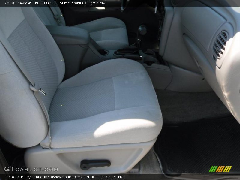 Summit White / Light Gray 2008 Chevrolet TrailBlazer LT