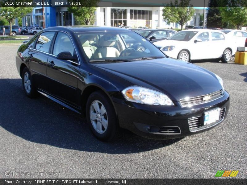 Black / Neutral 2010 Chevrolet Impala LT