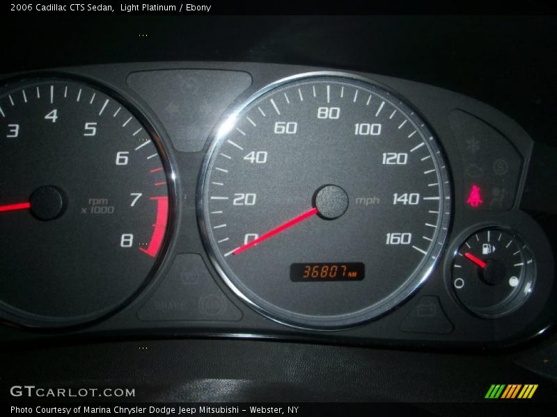 Light Platinum / Ebony 2006 Cadillac CTS Sedan