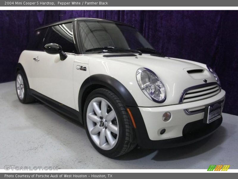 Pepper White / Panther Black 2004 Mini Cooper S Hardtop