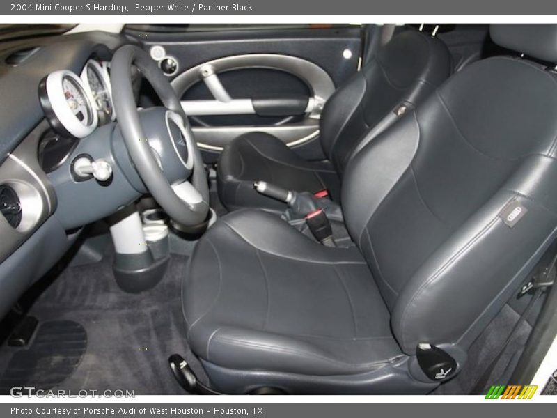 Pepper White / Panther Black 2004 Mini Cooper S Hardtop