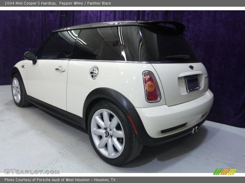 Pepper White / Panther Black 2004 Mini Cooper S Hardtop